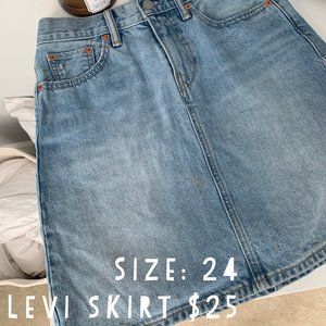 Levi's Denim Mini Skirt